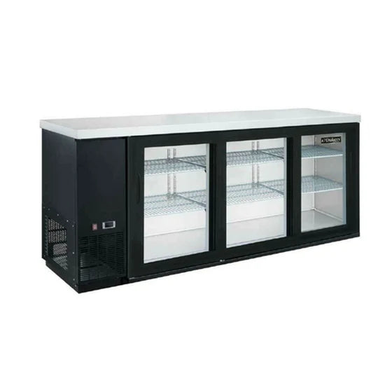 Dukers DBB72-S3 3 Door Bar and Beverage Cooler (Sliding Doors) (Free Shipping) (Add to cart for discount)
