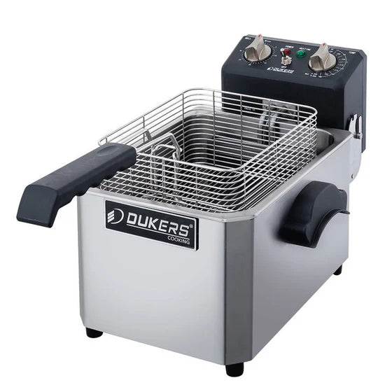 Dukers  DCF10E 10lb One Basket Electric Countertop Fryer (Free Shipping)+(Add to cart for discount)