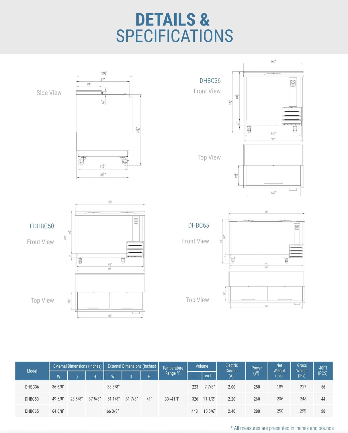 Dukers DHBC36 - 36" Bottle Cooler (Free Shipping) (Add to cart for discount)