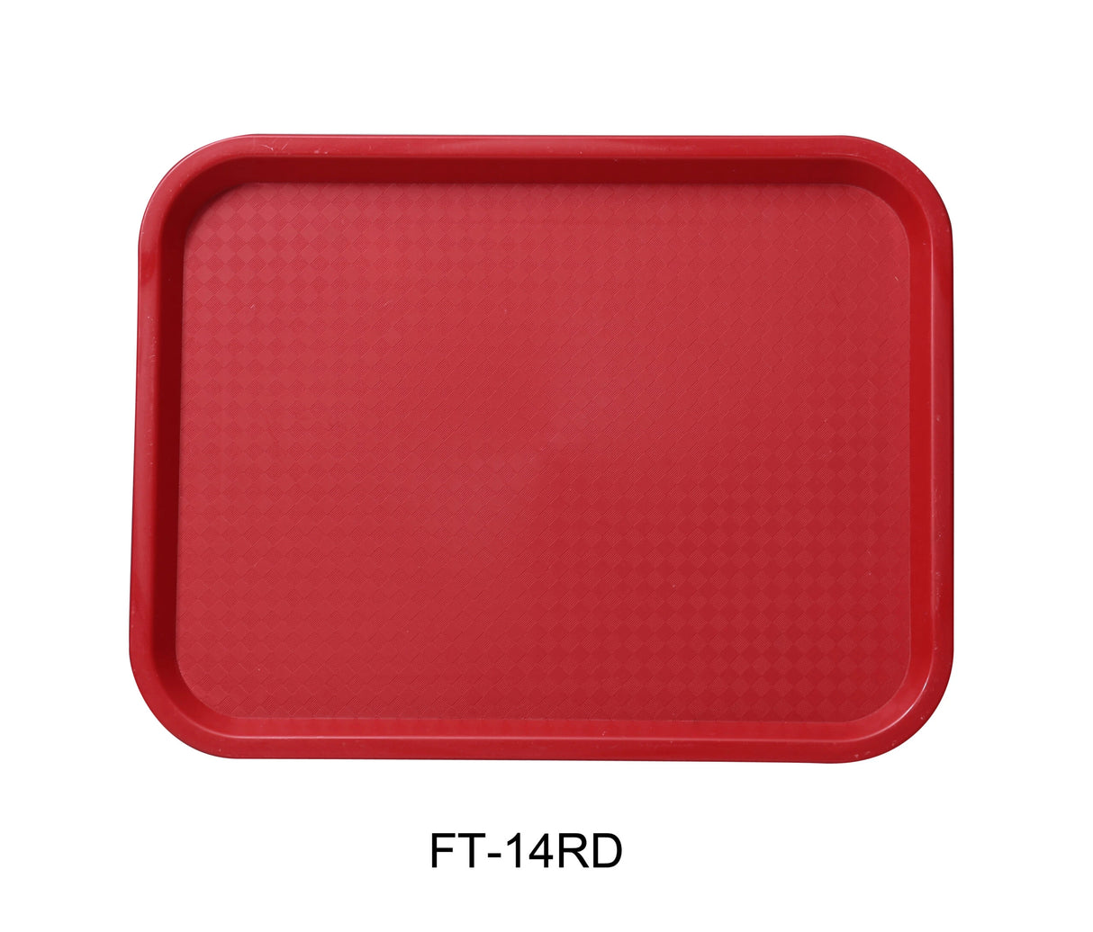 Yanco Serving Trays 14" x 10" Fast Food, Red