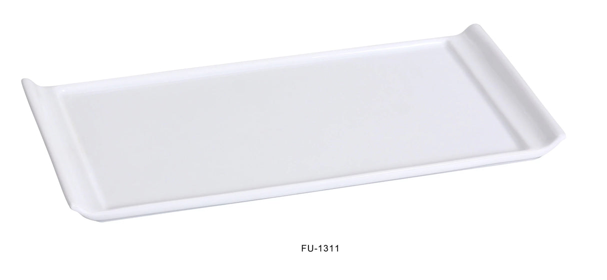 Yanco Fuji 11 1/4" X 7" Rectangular Plate 长方展示盘