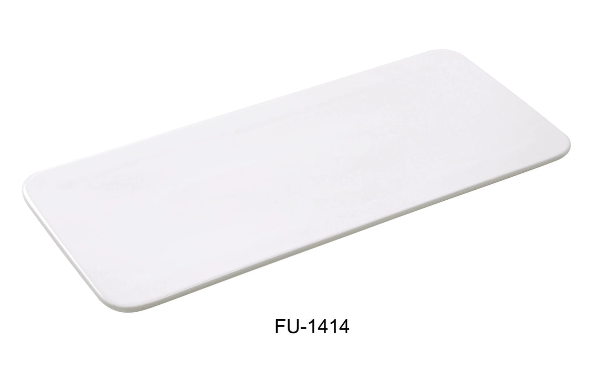 12 Pack Yanco FU-1414 14" X 6 1/2" RECTANGULAR DISPLAY PLATE