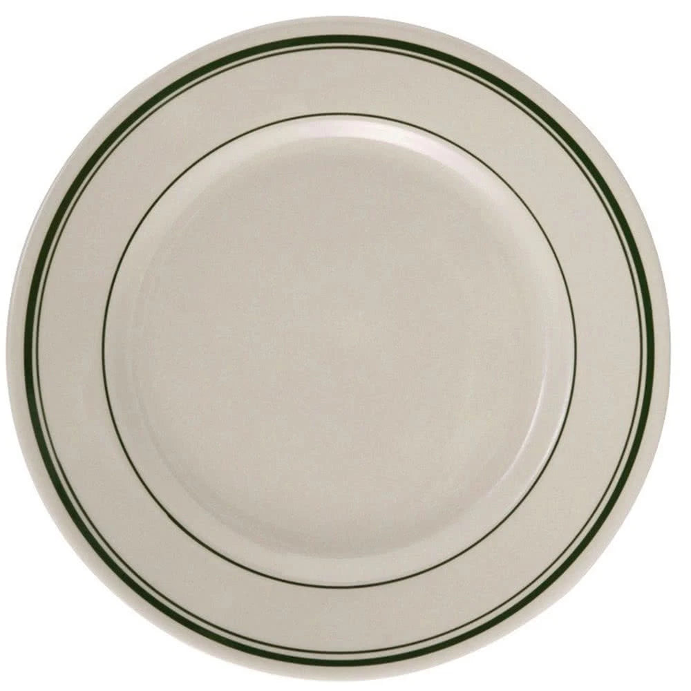 Yanco Green Band 9" Round Plate 圆碟