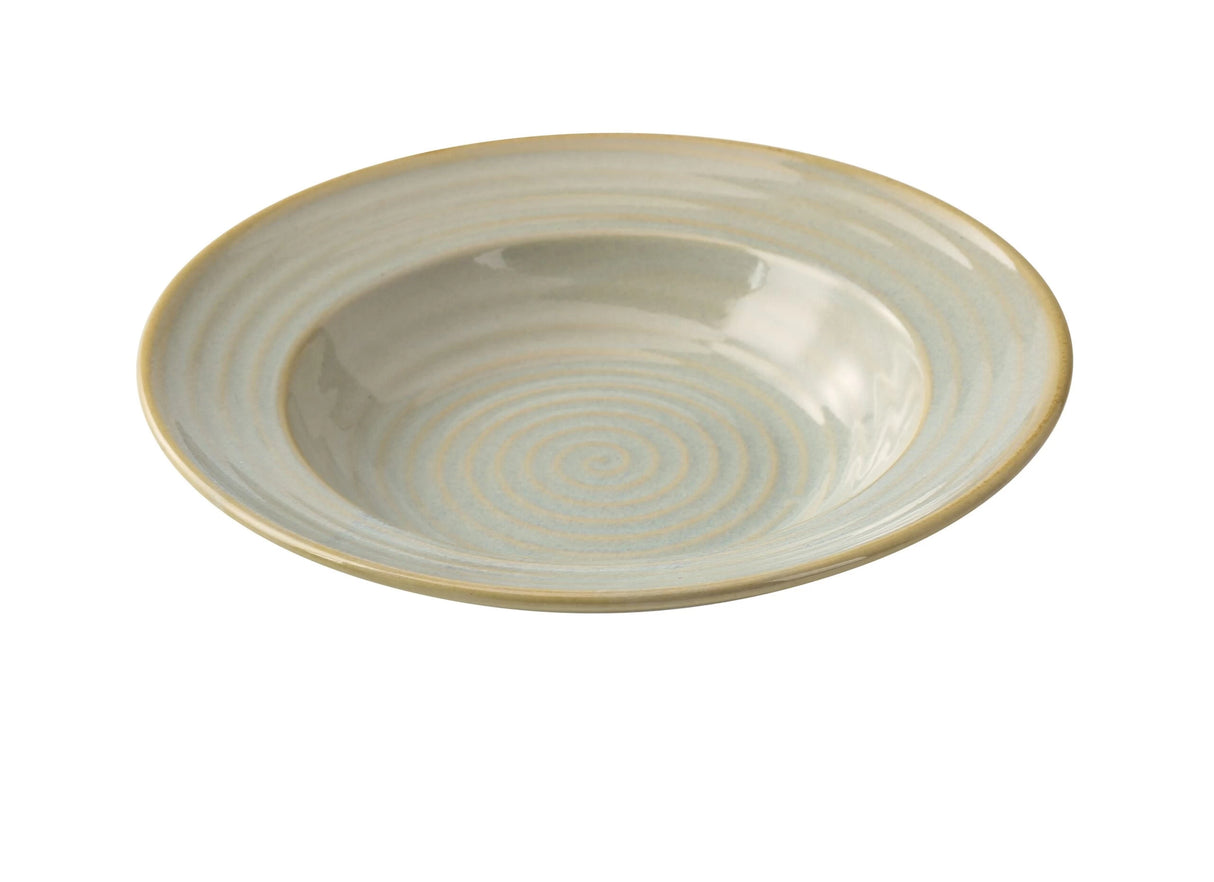 24 Pack Yanco GO-408 8" X 5 1/2" X 1 5/8" SOUP PLATE 8.5 OZ