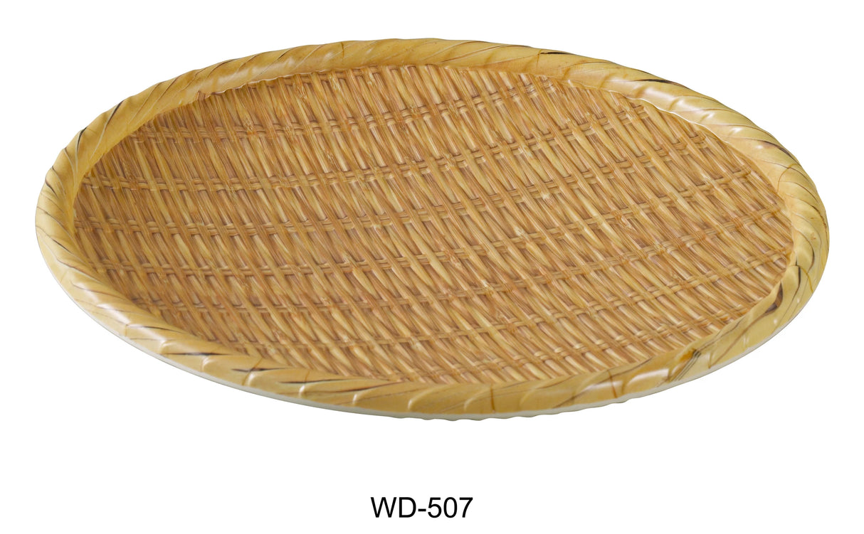 Yanco Wooden 7" Round Tray