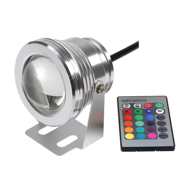 High Quality Waterproof 10W RGB LED DC 12V Outdoor 16 Color Changing