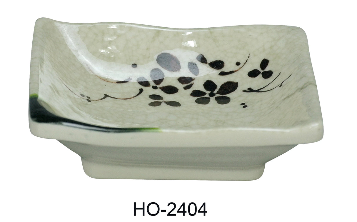 Yanco HONDA 4" SQUARE SAUCE DISH