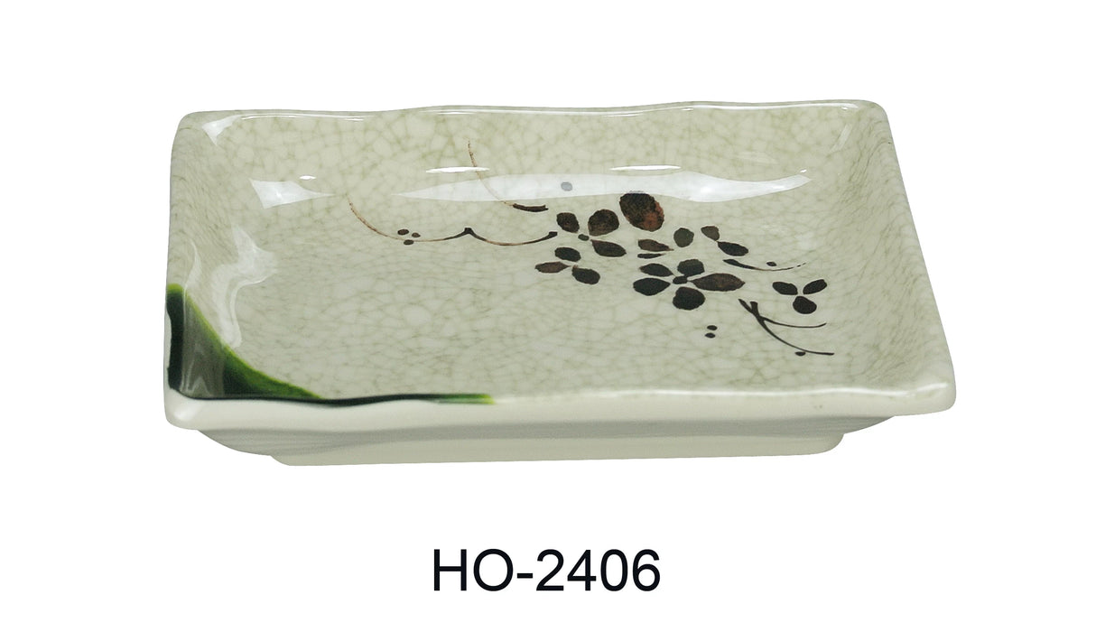 Yanco Honda 6" x 4 1/2" Rectangular Plate 长方碟