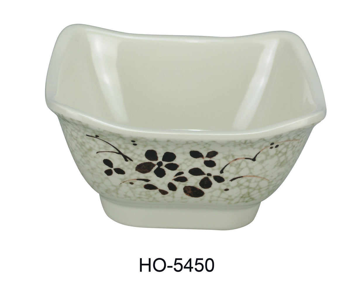 Yanco HONDA 4 3/4" X 2 1/4"H SQUARE BOWL 10 OZ