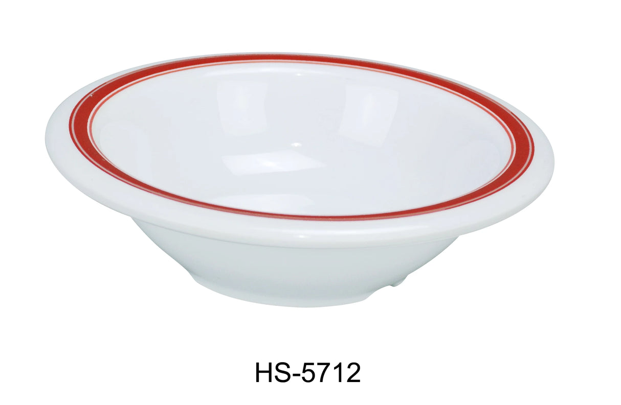 Yanco HOUSTON 7 1/2" X 1 3/4"H SOUP/SALAD BOWL - 12 OZ