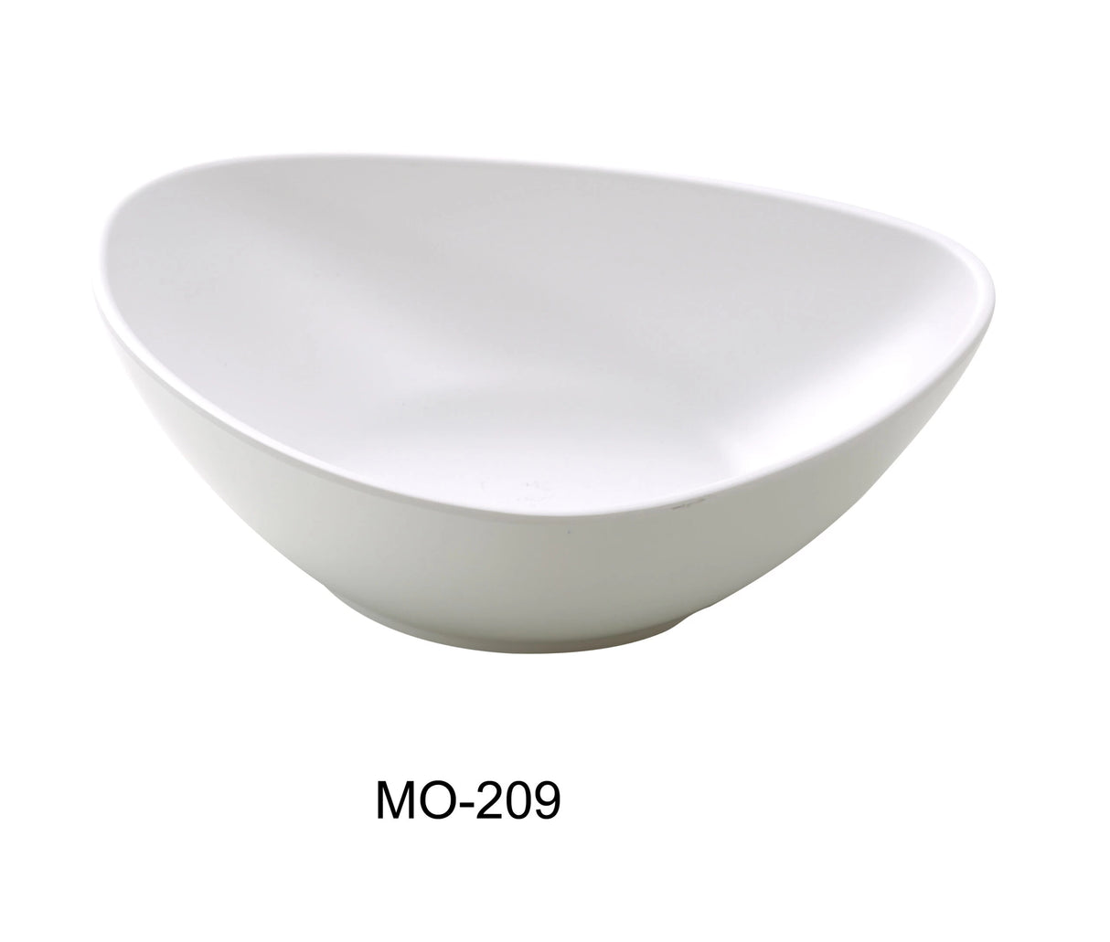 Yanco Moderne 9" X 7" X 2 1/2" Deep Triangle/Soup Plate 36 Oz