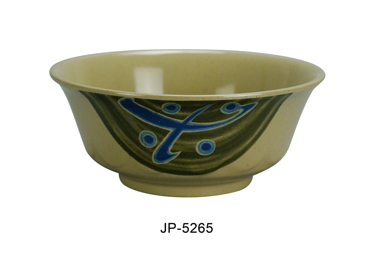 Yanco JAPANESE 6 1/2" CURVED NOODLE BOWL 20 OZ