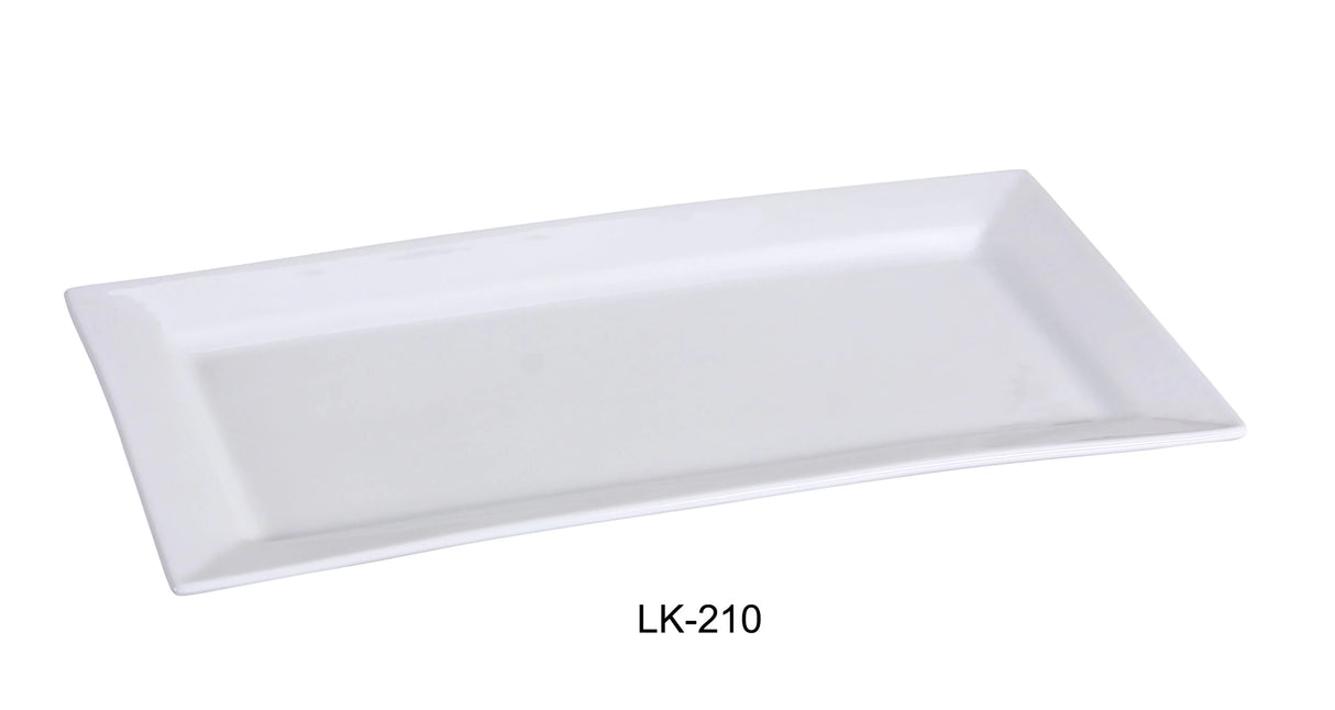 36 Pack Yanco LK-208 8" x 6" RECTANGULAR PLATE