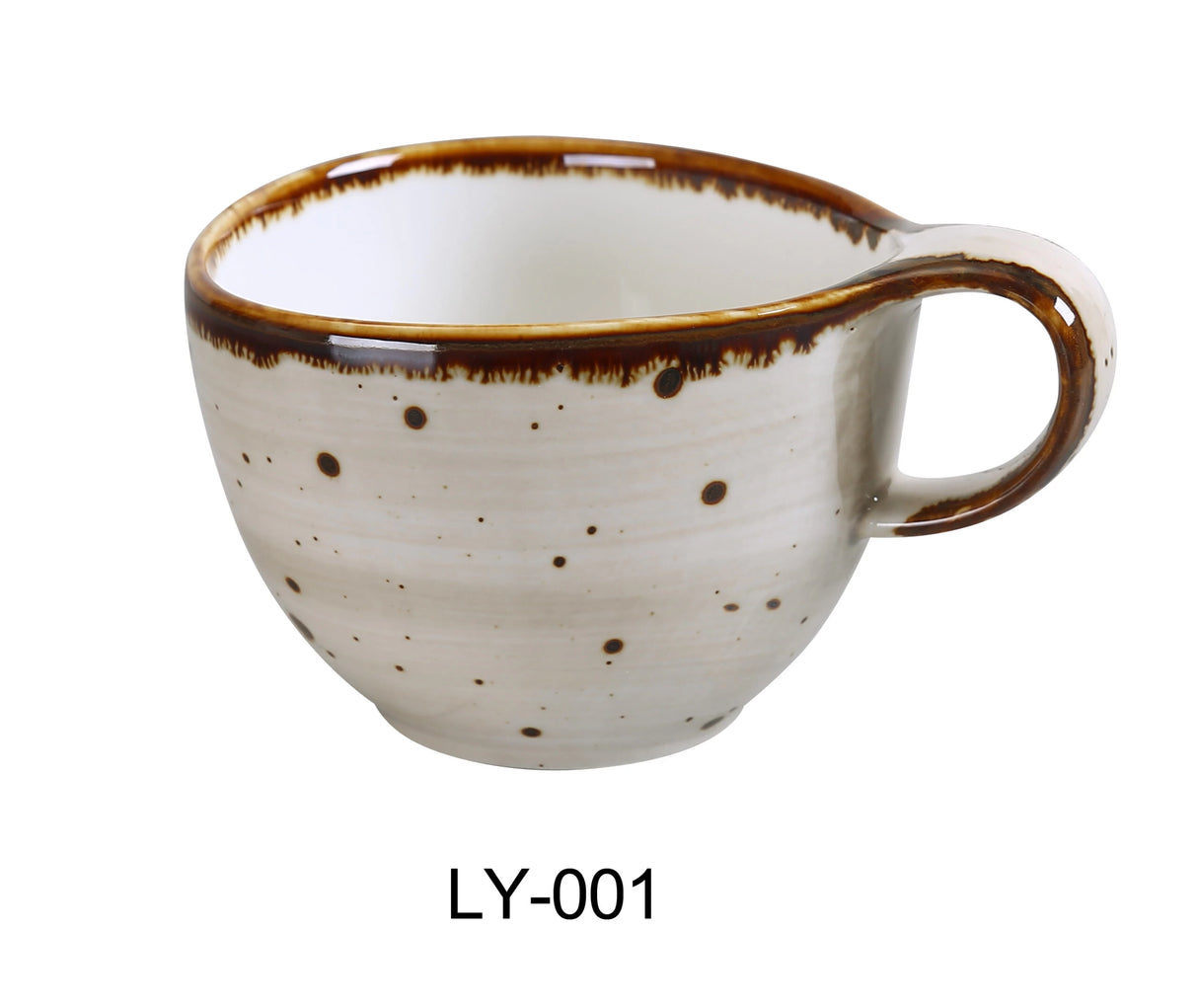 Yanco LY-001 4" X 2 5/8" COFFEE/TEA CUP 7 OZ