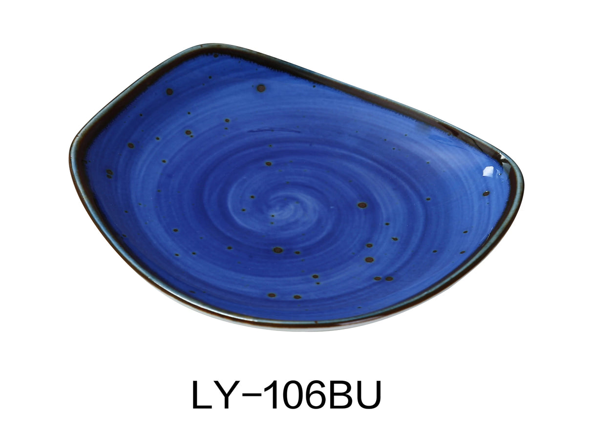 Yanco Lyon-Blue 5 3/4" X 3/4" Plate 餐碟