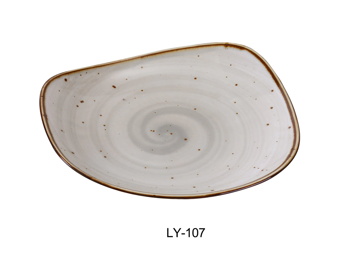 Yanco Lyon 7 1/4" X 1 1/8" Plate 餐碟