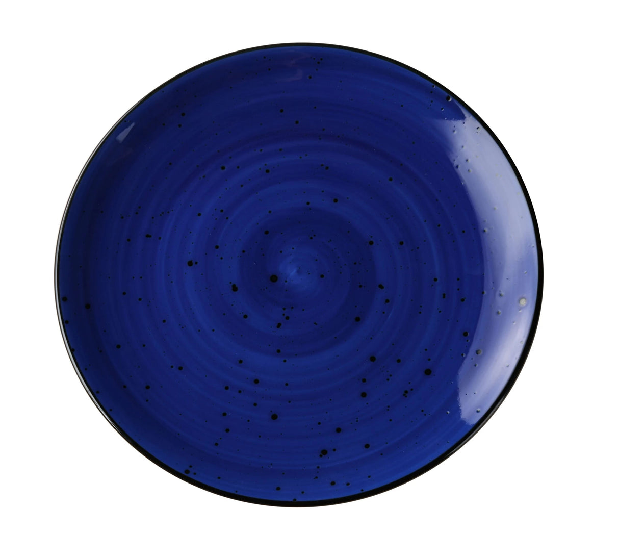 Yanco Woodland 7 1/4" X 3/4" Coupe Plate Blue