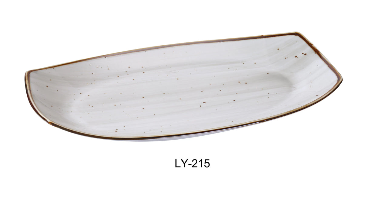 12 Pack Yanco LY-215 15" X 8 1/2" X 1 5/8" RECTANGULAR PLATE