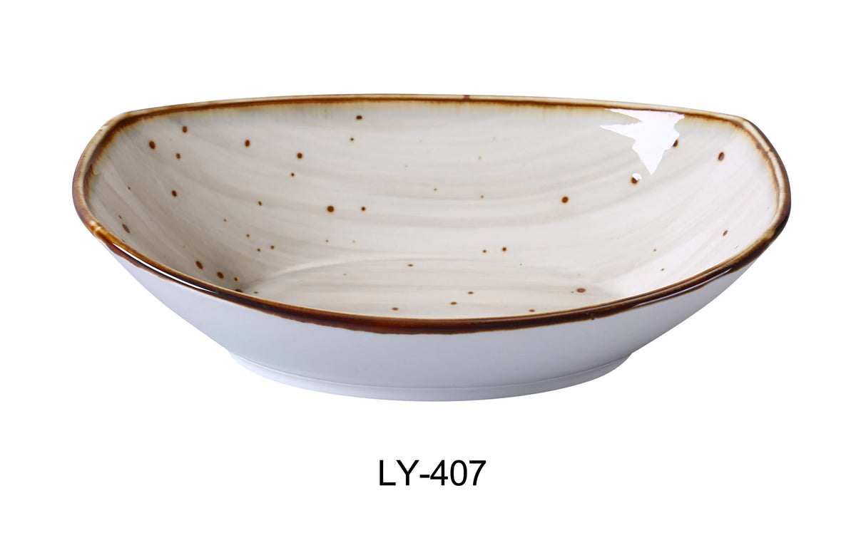 Yanco 7" X 4 3/4" X 1 3/4" OVAL BOWL 10 OZ