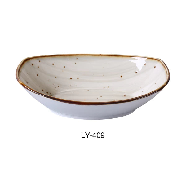 Yanco LY-409 9" X 6 1/4" X 2 3/8" OVAL BOWL 20 OZ