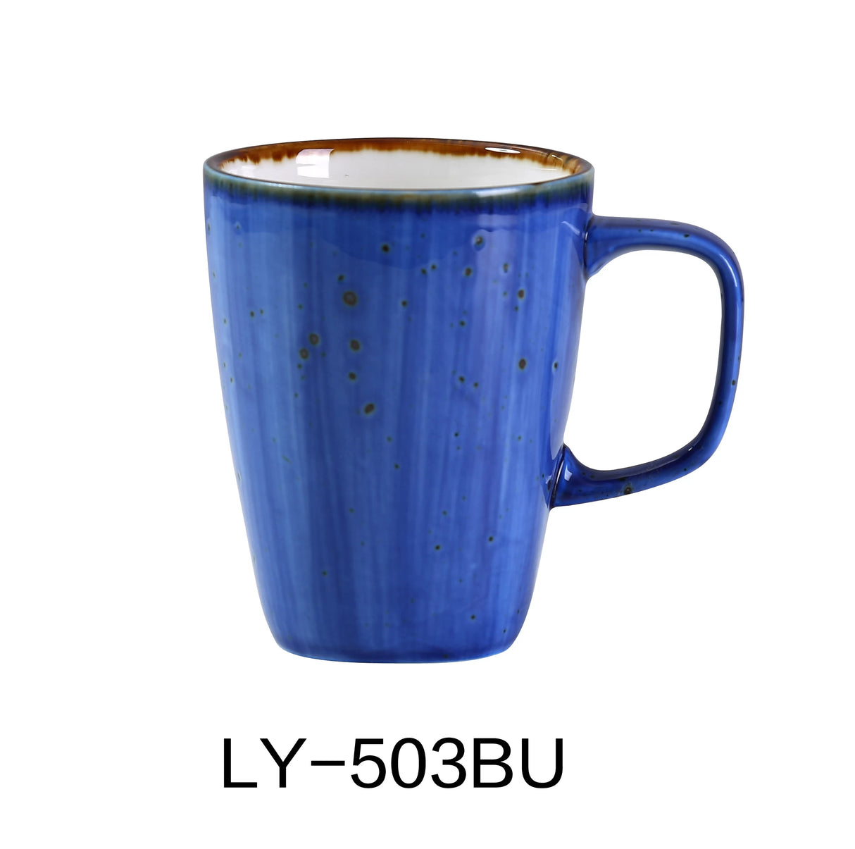 Yanco Lyon-Blue 3 1/4" X 4" Mug 10 Oz