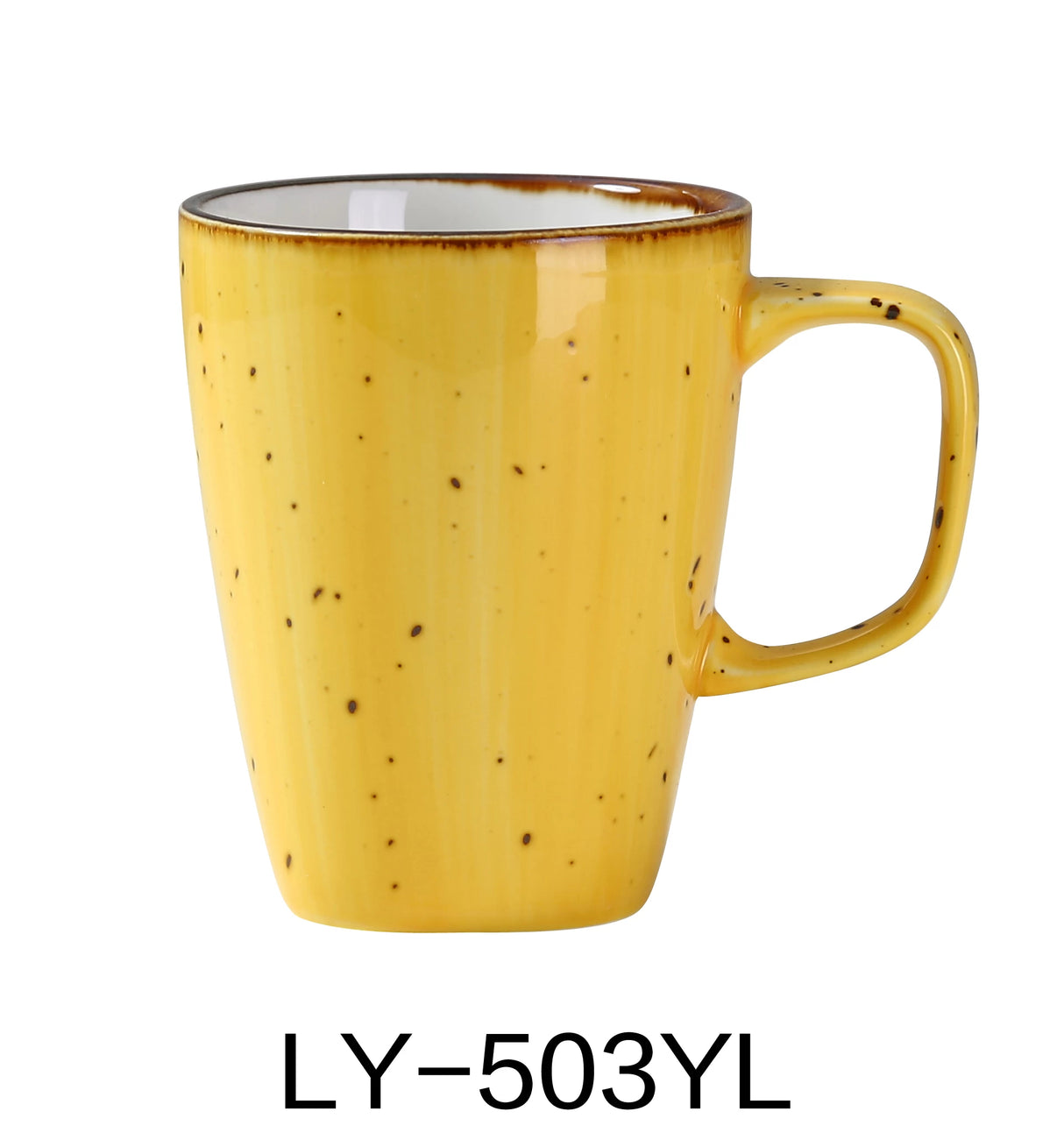 Yanco Lyon - Yellow 3 1/4" X 4" Mug 10 Oz