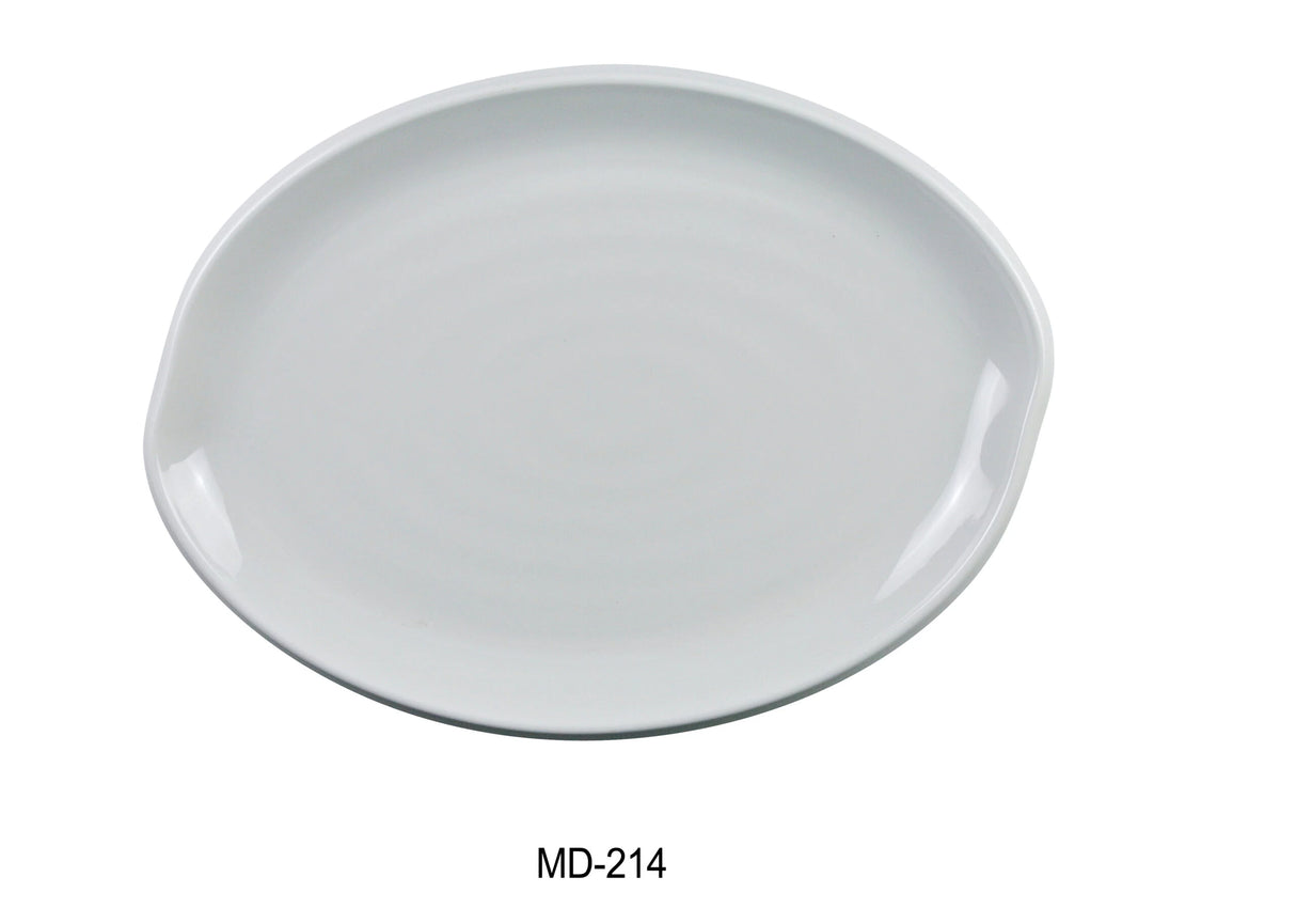 Yanco Milando 14" x 10 1/2" Oval Plate