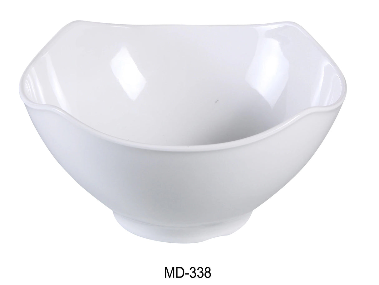 Yanco Milando 8" SQUARE BOWL 45 OZ, 4"H