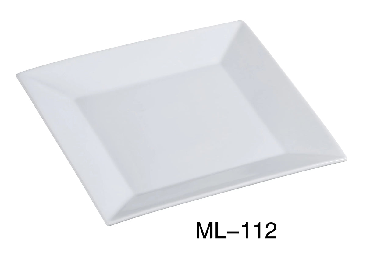 12 Pack Yanco Mainland 12" Square Plate
