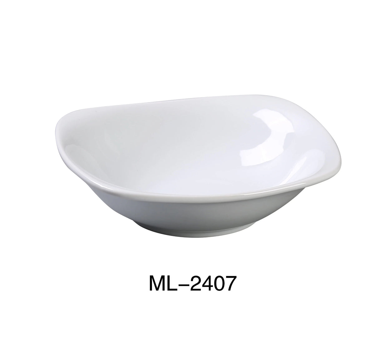 Yanco Mainland 7 1/4" X 2" Square Bowl With Rounded Corner 18 Oz