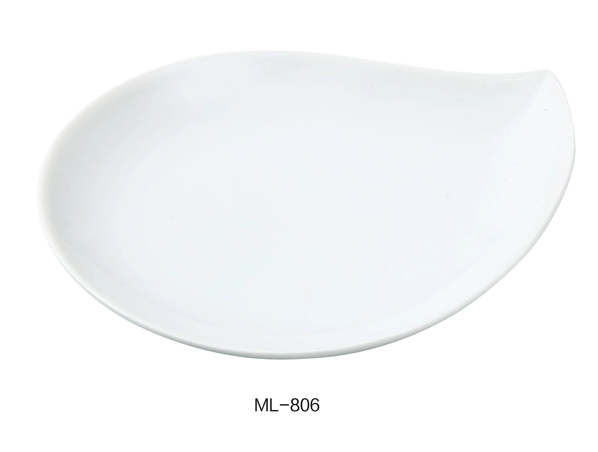 36 Pack Yanco Mainland 5 3/4" Leaf Shape Plate
