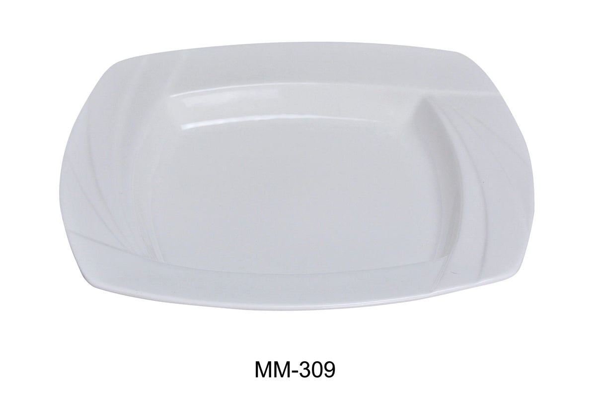 Yanco Miami 9" Square Soup Plate 12 Oz