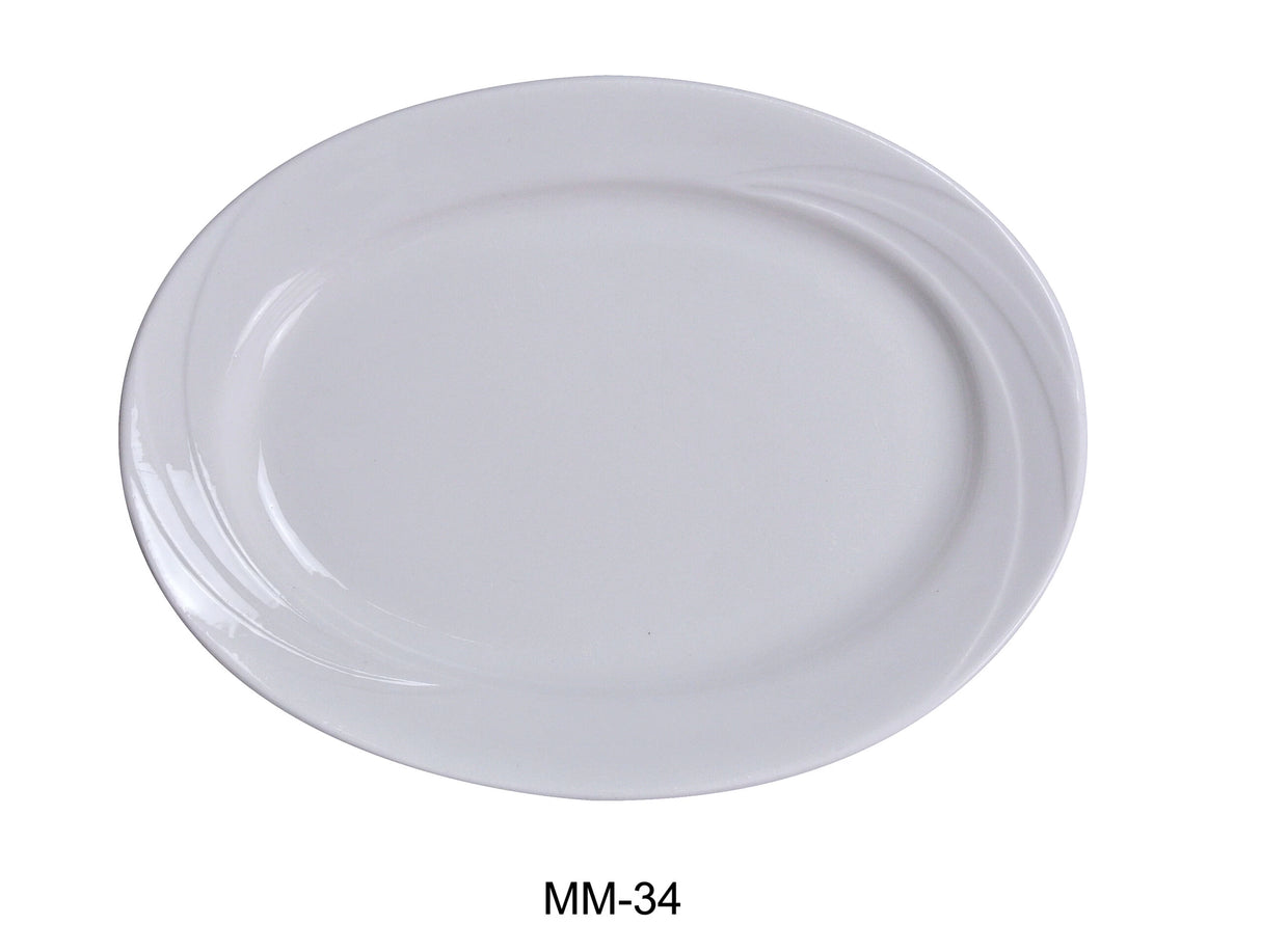 Yanco Miami 9 1/4" X 7" Oval Platter