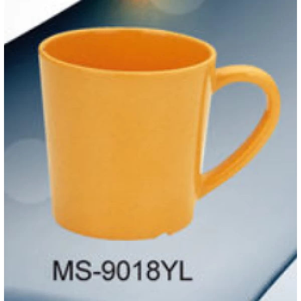 Yanco MILE STONE 3" X 3"H MUG/CUP - 7 OZ YELLOW