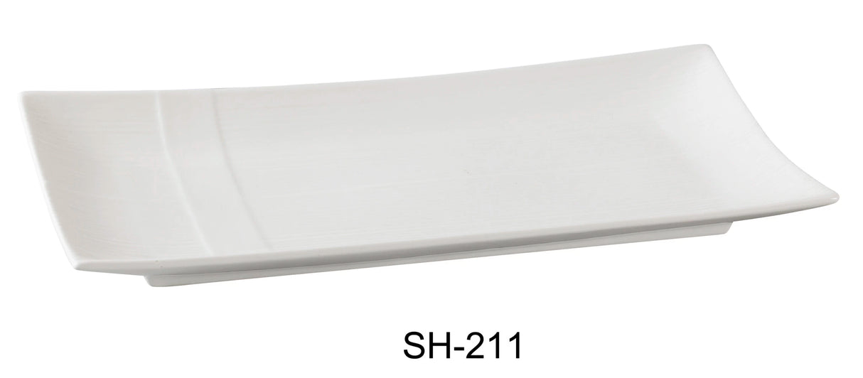 Yanco Shanghai 11 1/4" X 5 1/2" Rectangular Plate