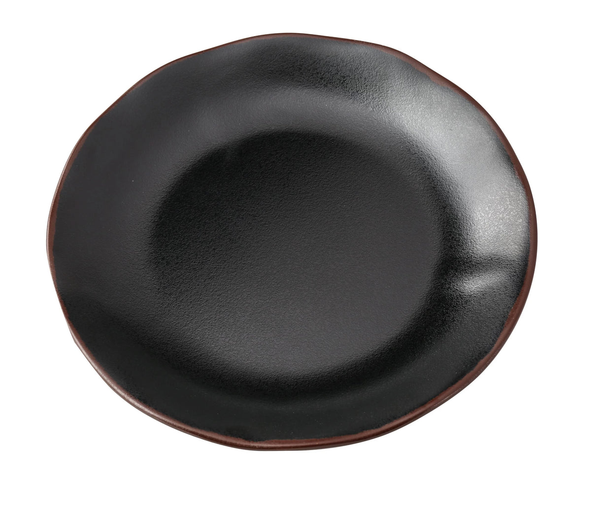 Yanco Nature Art - Black 9" X 3.4" Round Plate