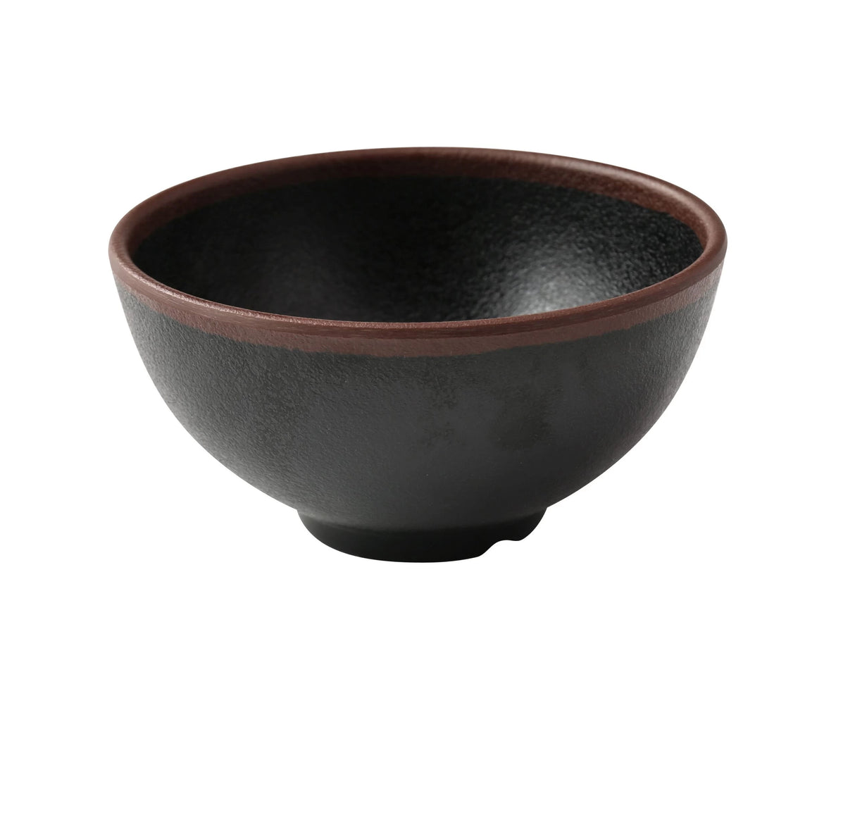 Yanco Nature Art - Black 4 1/2" X 2 1/4" Rice Bowl 10 Oz