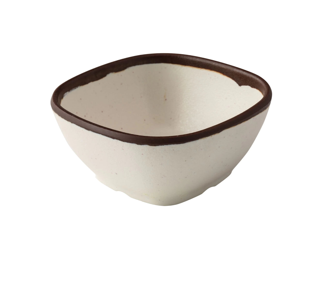 Yanco Nature Art 4 1/2" X 2" Square Miso Soup Bowl 10 Oz