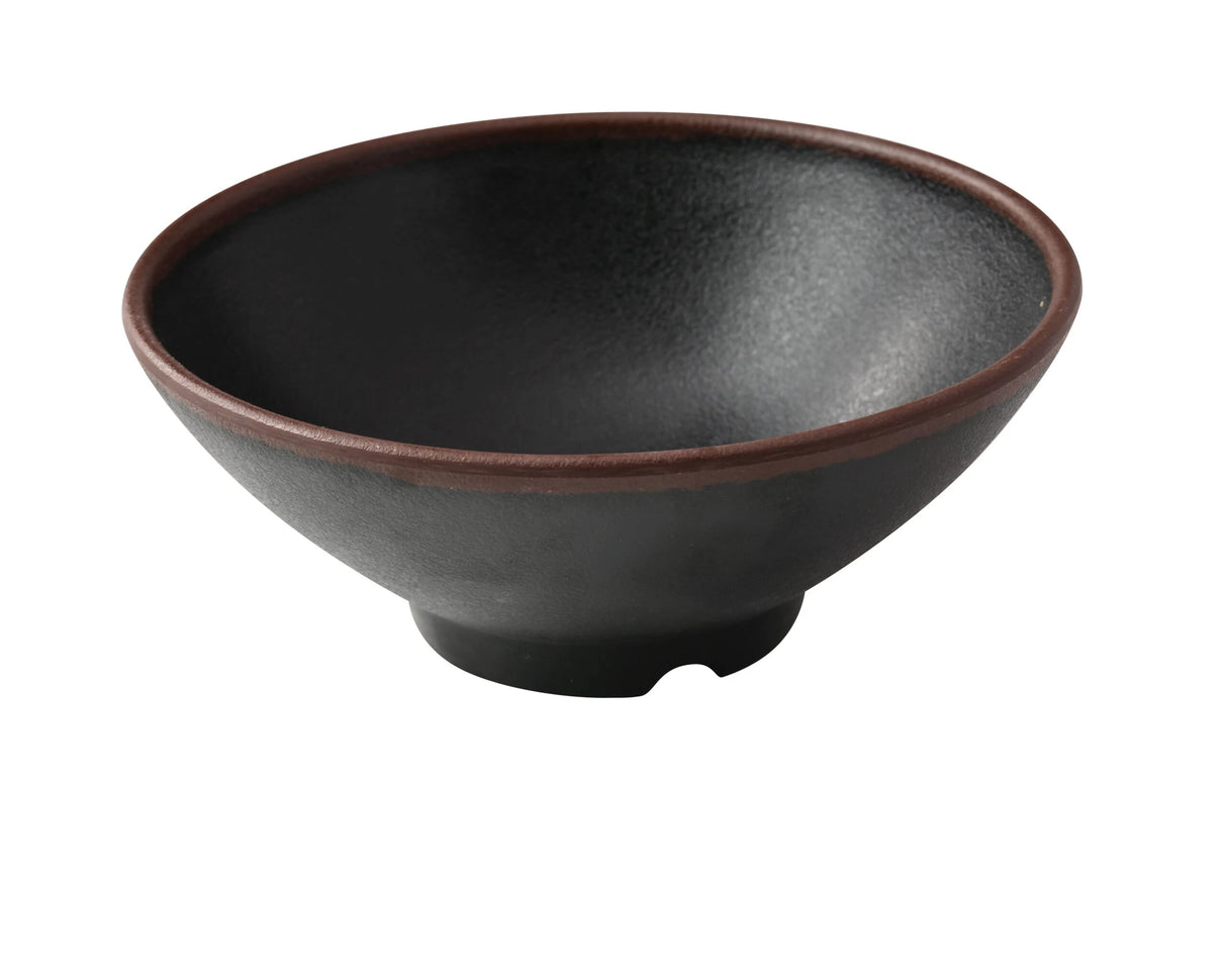 Yanco Nature Art - Black 7" X 2 3/4" Ramen Bowl 26 Oz