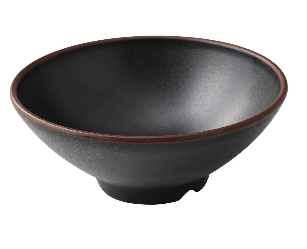 Yanco Nature Art - Black 9" X 3 1/2" Ramen Bowl 55Oz