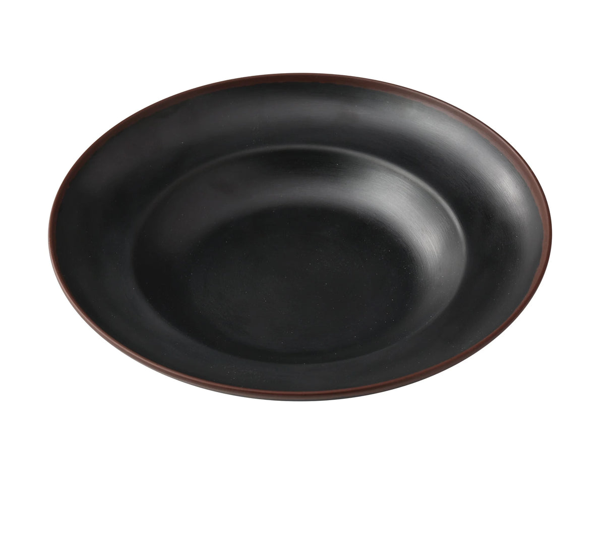 Yanco Nature Art - Black 10 3/4" X 7" X 2 1/4" Mediterrean Pasta Bowl 12 Oz