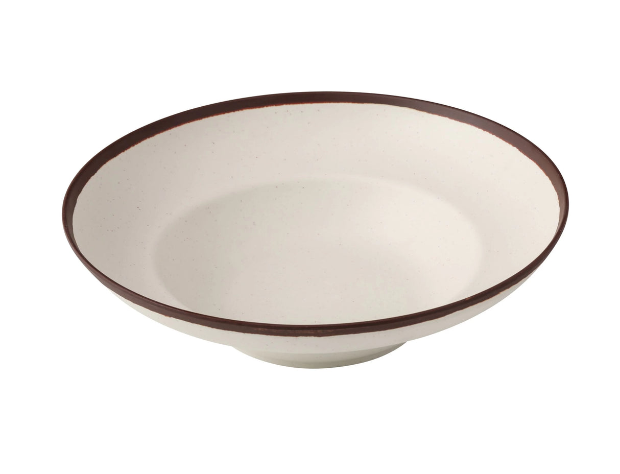 Yanco Nature Art 11 1/8" X 7" X 3 1/4" Deep Mediterranean Bowl 20 Oz