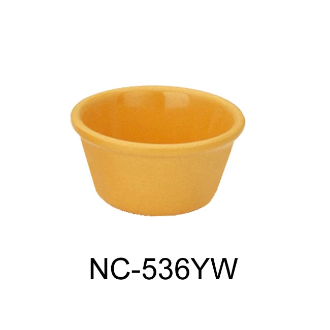 Yanco Accessories 2 7/8, 2 OZ SMOOTH RAMEKIN YELLOW