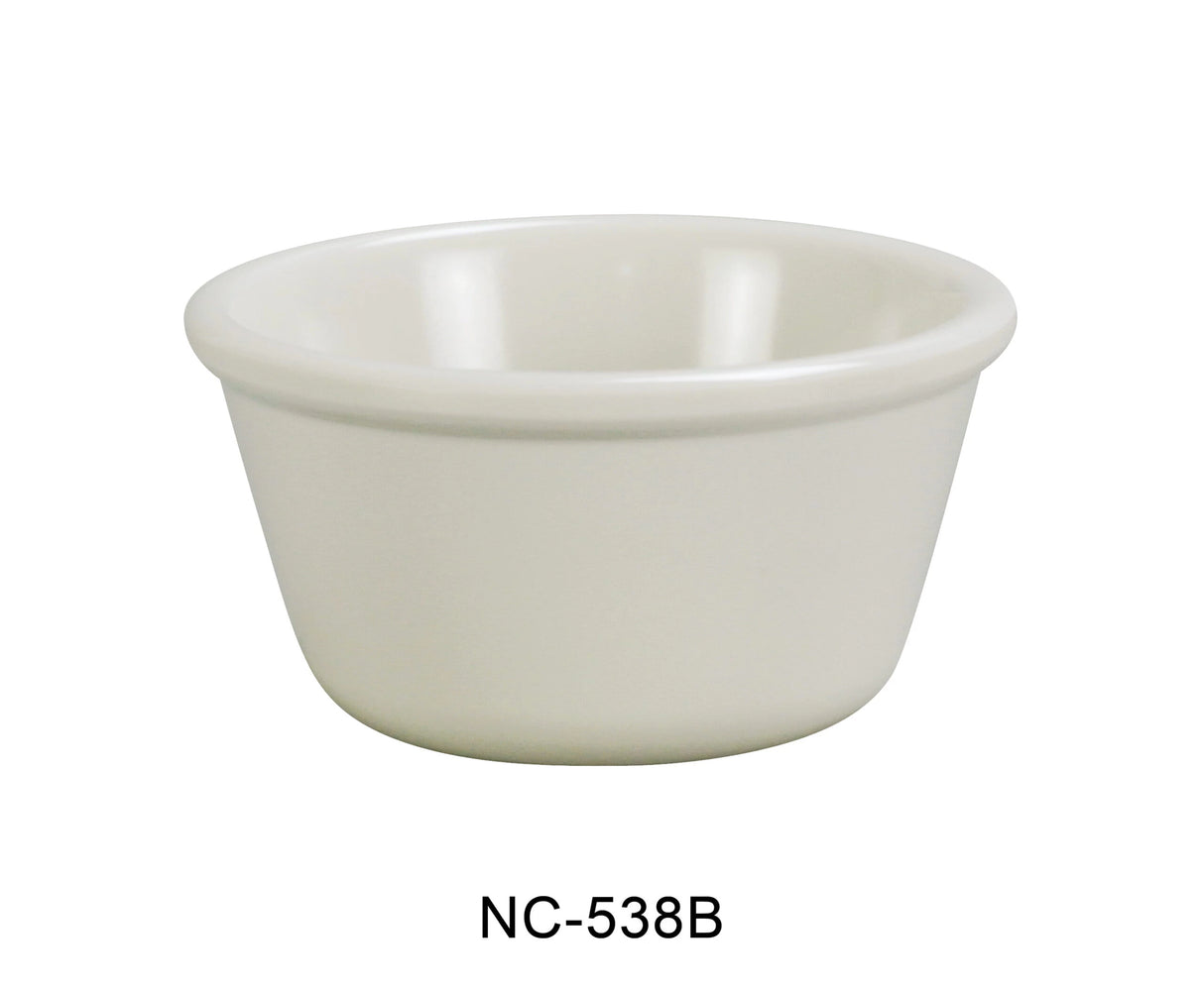 Yanco Accessories 3 3/8", 4 OZ SMOOTH RAMEKIN BONE