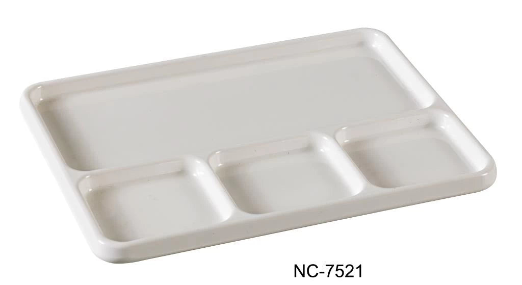 24 Pack Yanco COMPARTMENT COLLECTION 10" DIVIDED COMPARTMENT