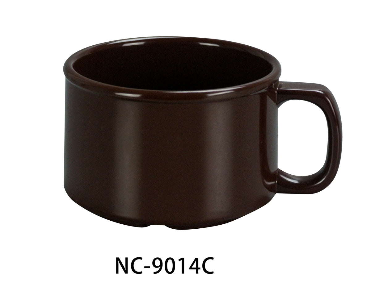 Yanco Accessories 4", 12 OZ SOUP MUG CHOCOLATE