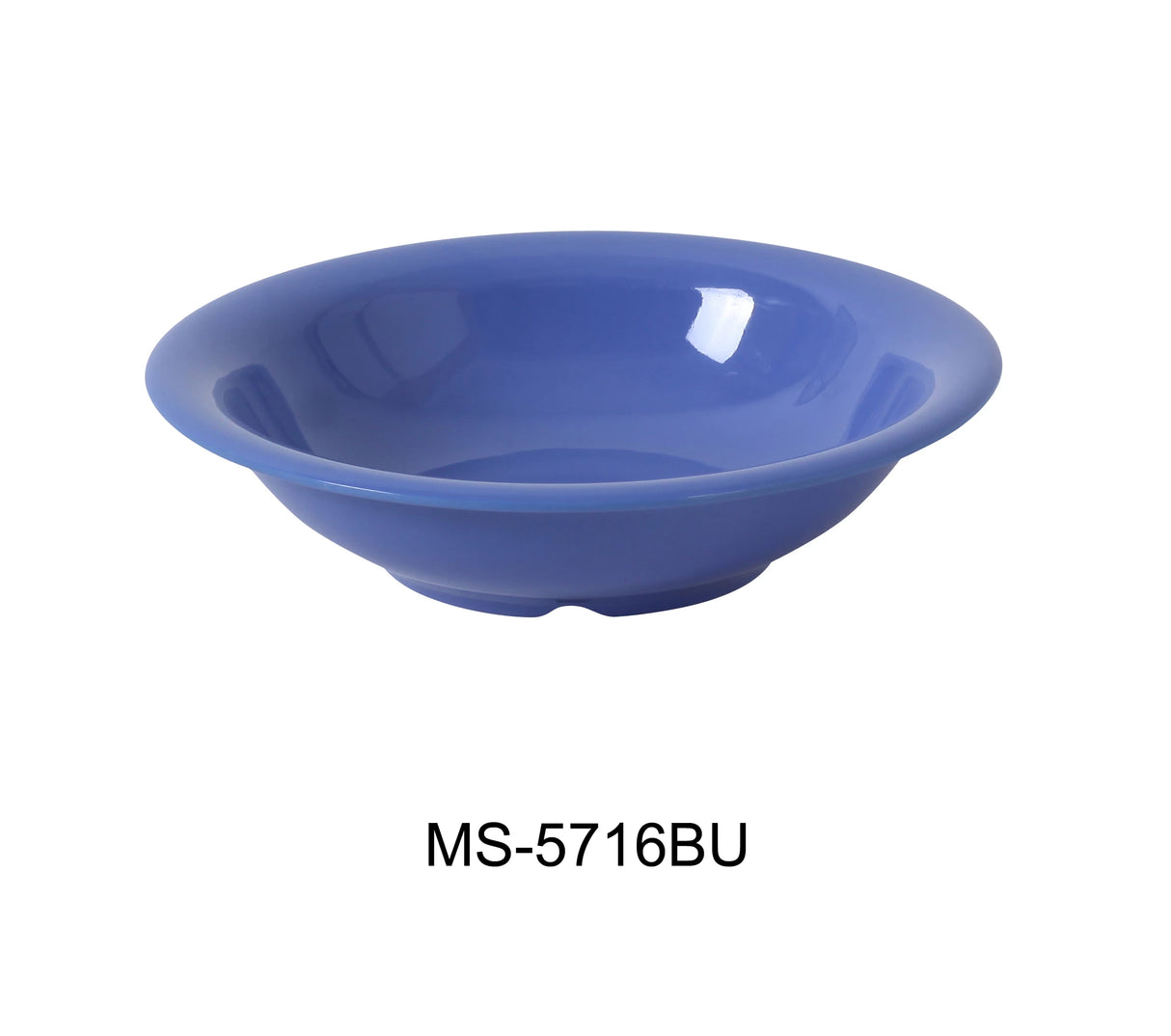 Yanco MILE STONE 7 1/2" X 1 7/8"H SOUP BOWL - 16 OZ BLUE
