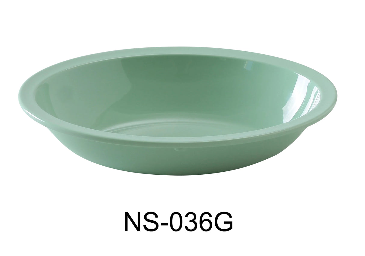 Yanco Nessico 10" X 7 1/4" X 2 1/4", 36 Oz Oval Bowl Green