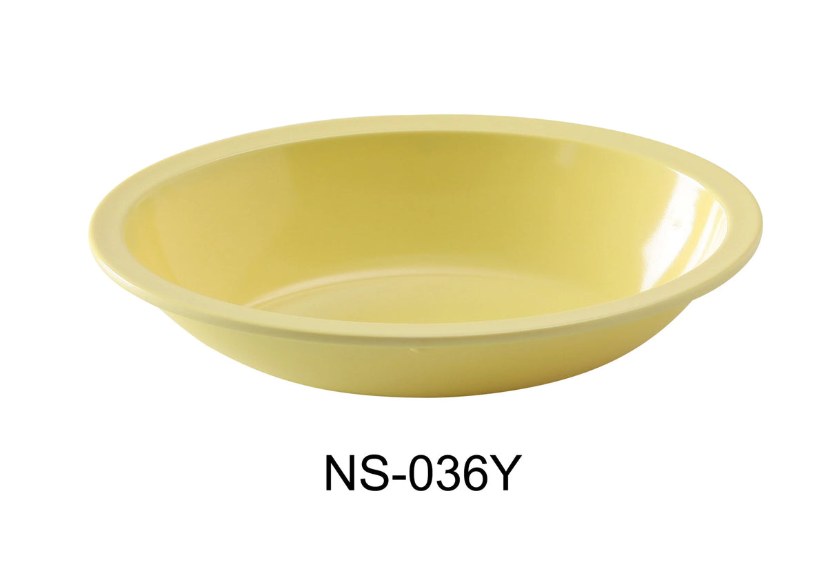 Yanco Nessico 10" X 7 1/4" X 2 1/4" Oval Bowl 36 Oz Yellow