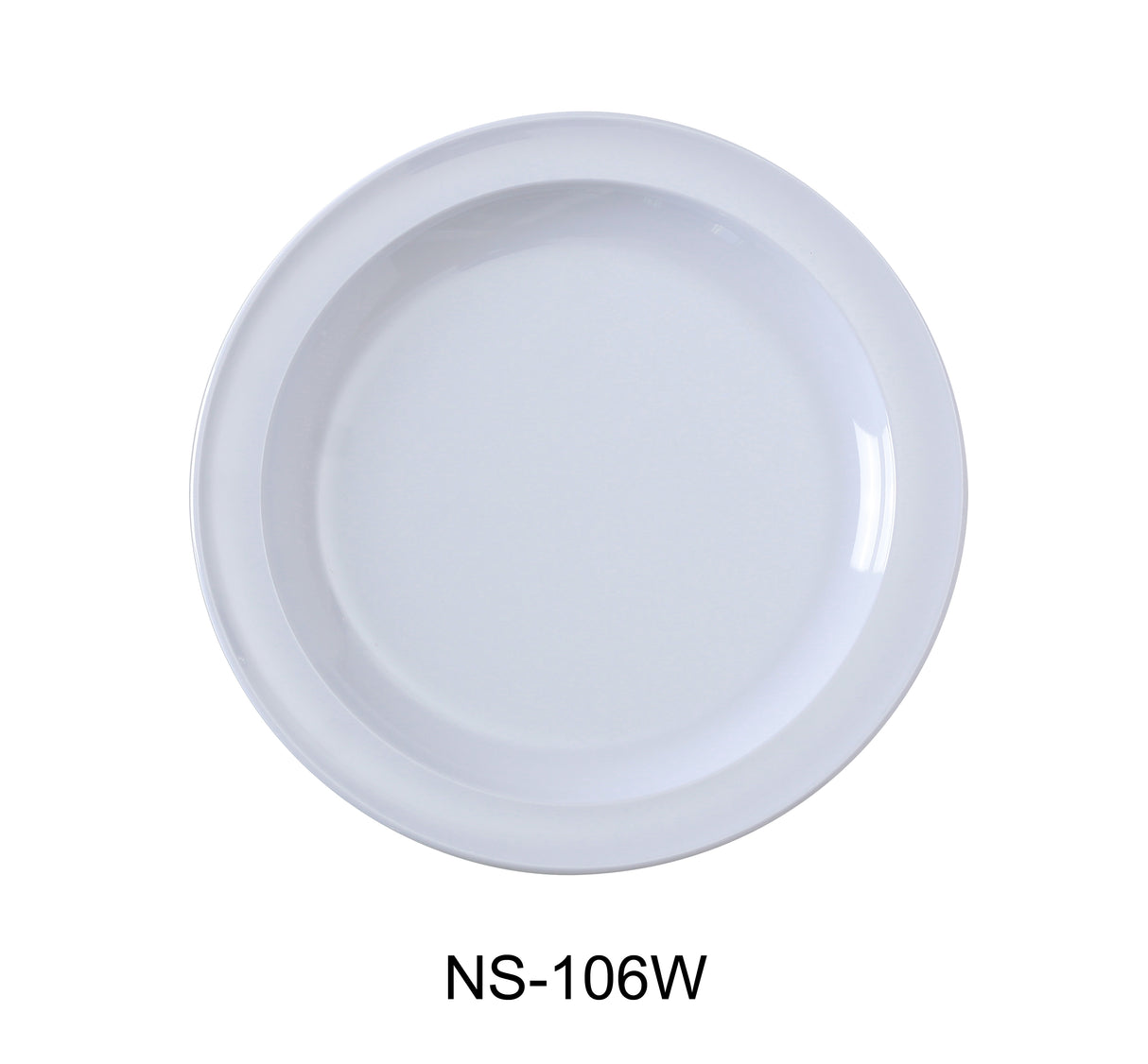 Yanco Nessico 6 1/2" Round Plate White